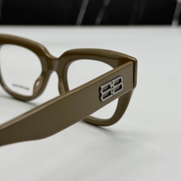 NEW BB0239O 004 BALENCIAGA BROWN CAT EYE WOMEN EYEGLASSES main image 5
